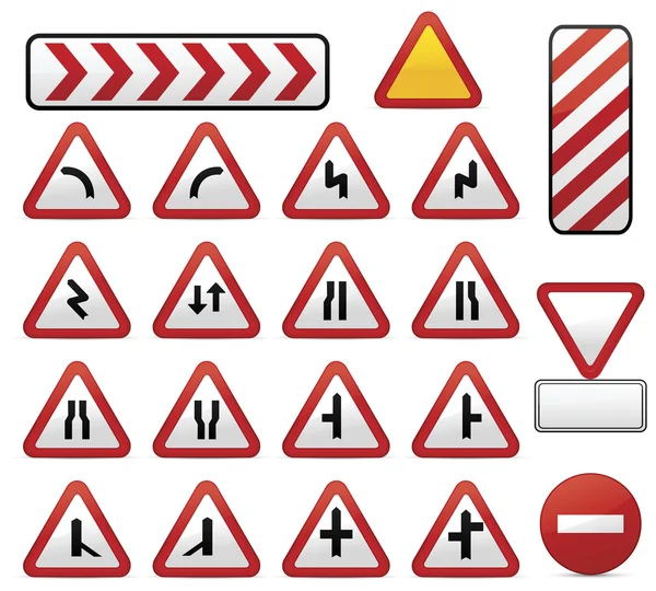 Road signs set — Stock Vector