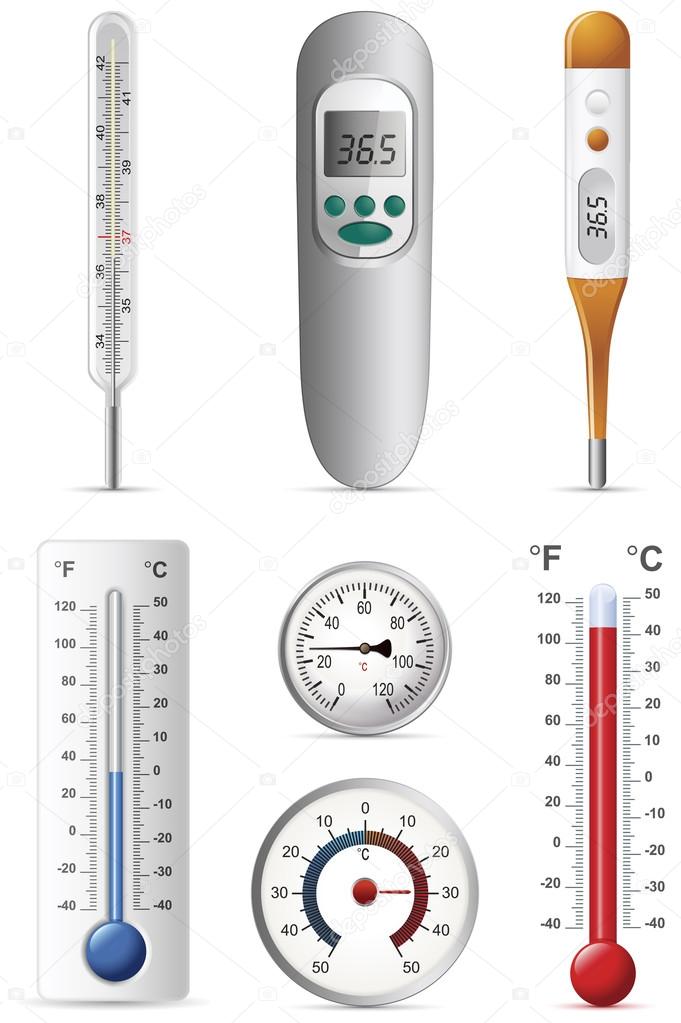 different types of thermometers