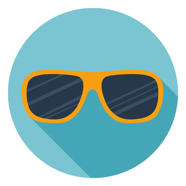 Oude ouderwetse sunglass — Stockvector