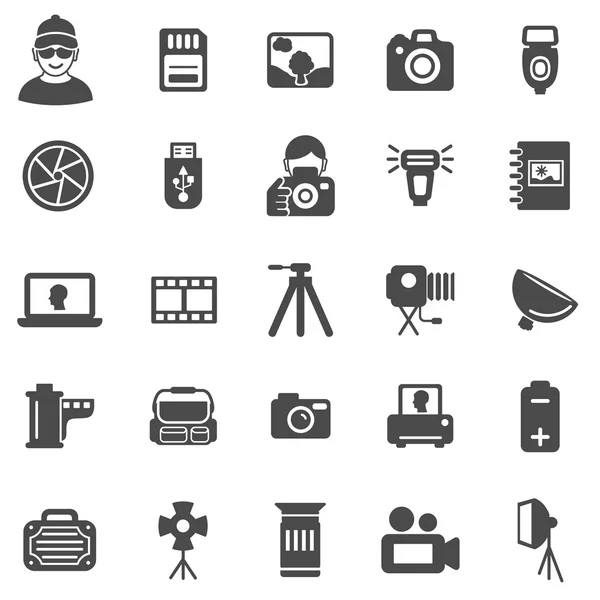 Conjunto de iconos de foto — Vector de stock