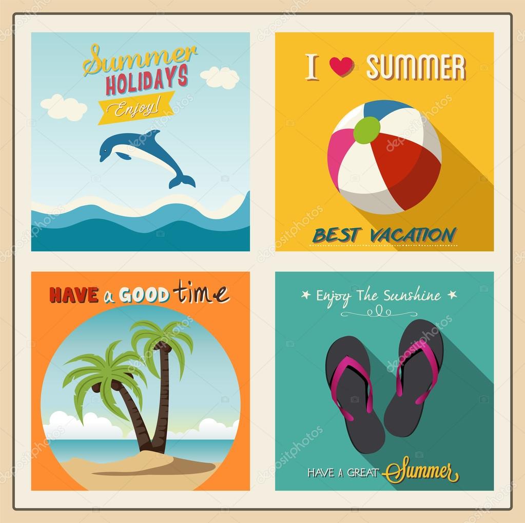 Summer logo and labels