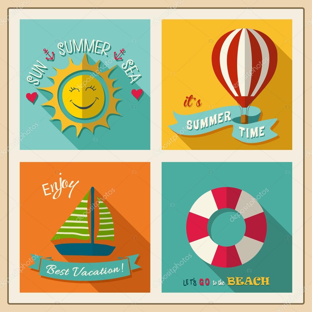 Summer logo and labels