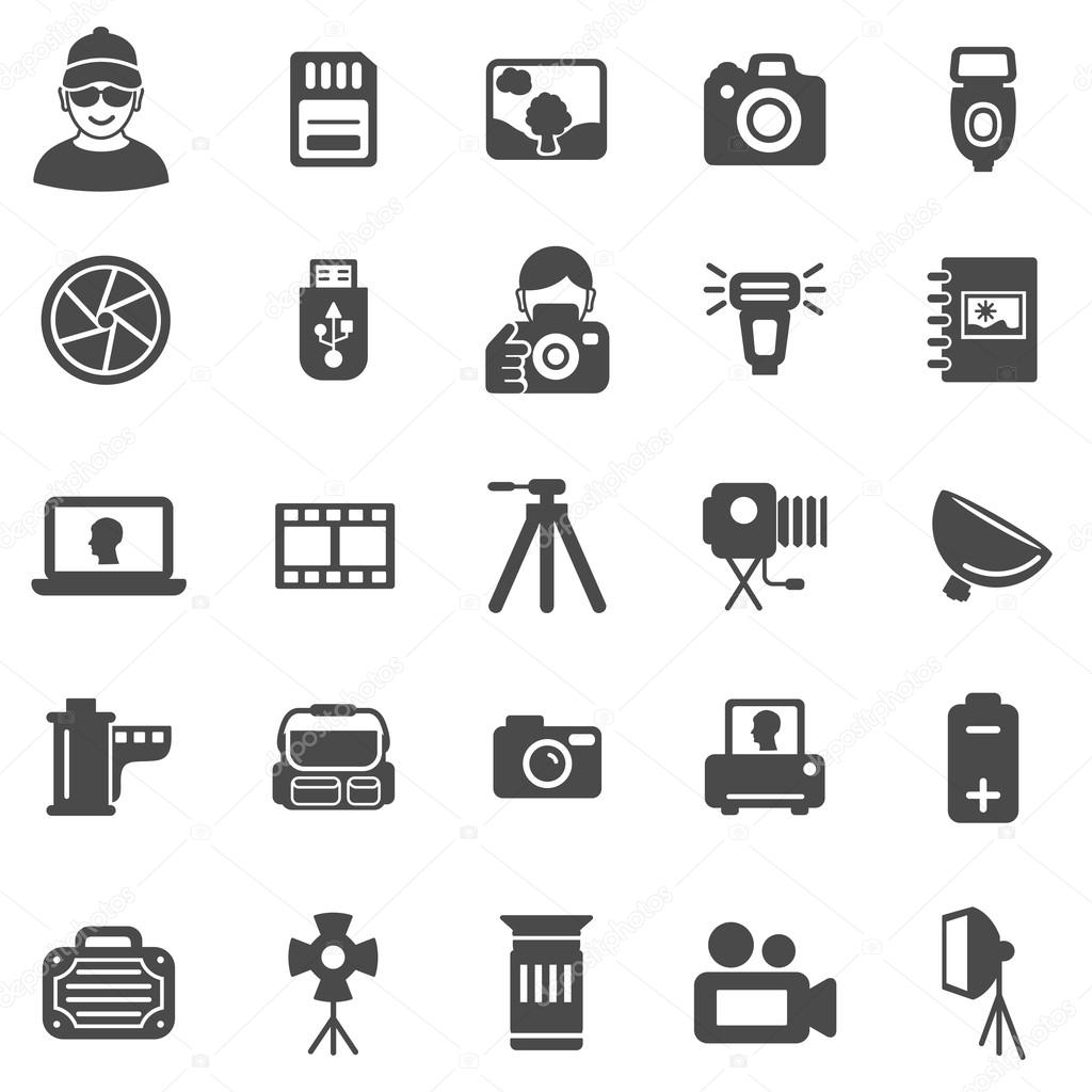 Photo icons set