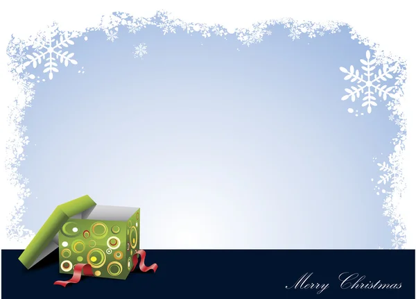 Noel hediye kutusu arka plan — Stok Vektör