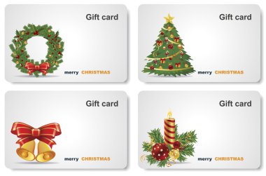 Noel hediye kartları