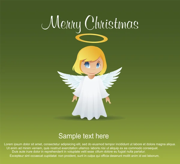 Merry Christmas frame card — Stockvector