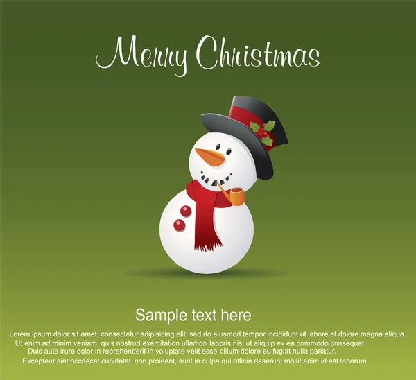 Merry Christmas frame card — Stock Vector