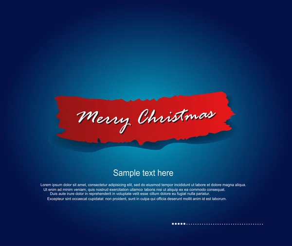 Merry Christmas frame card — Stock Vector