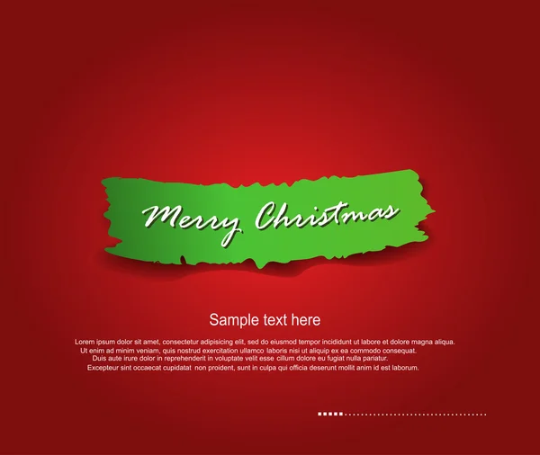 Merry Christmas RAM kort — Stock vektor