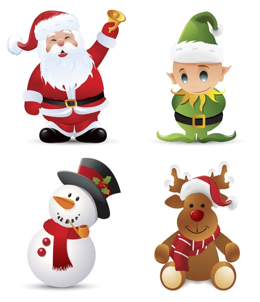 Christmas Icons set — Stok Vektör