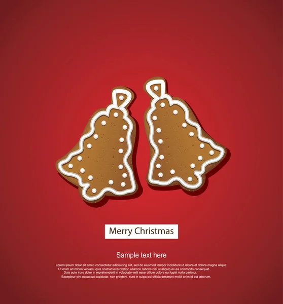 クリスマス gingerbreads セットします。 — ストックベクタ