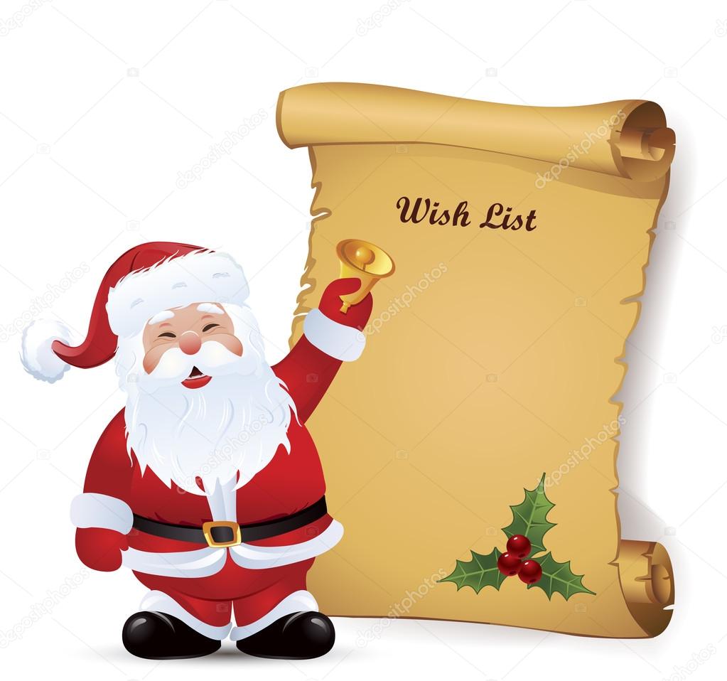 Christmas Wish List Clipart