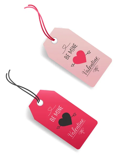 Tag regalo di San Valentino . — Vettoriale Stock