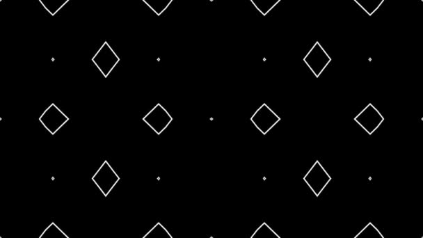 Caleidoscópio de circuito abstrato — Vídeo de Stock