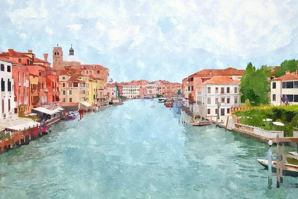 ヴェネツィアの水彩画 — ストック写真