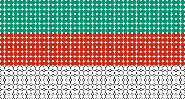 Flaga Bułgarii — Wektor stockowy