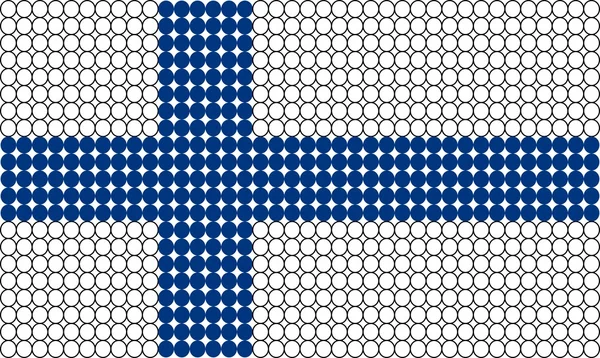 Drapelul Finlandei — Vector de stoc