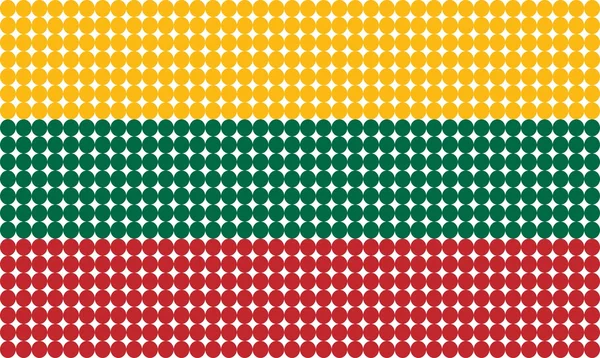リトアニアの旗 — ストックベクタ