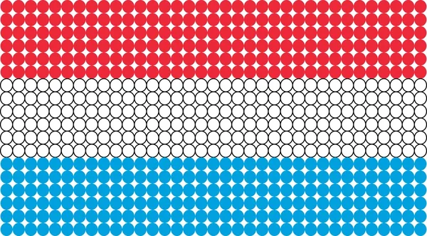 Drapeau du Luxembourg — Image vectorielle