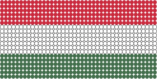 Flagge Ungarns — Stockvektor