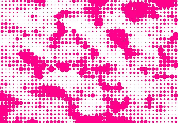 Abstract Pink White Smooth Halftone Dots Effect Background — Stockfoto