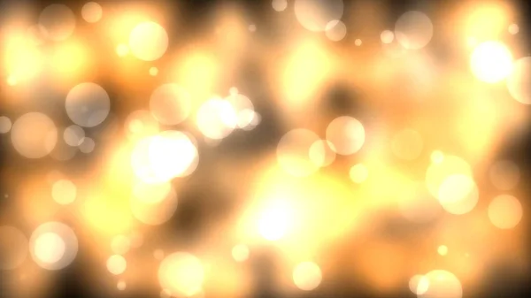 Abstract Gouden Glinsterende Bokeh Lichten Volledige Frame Achtergrond — Stockfoto