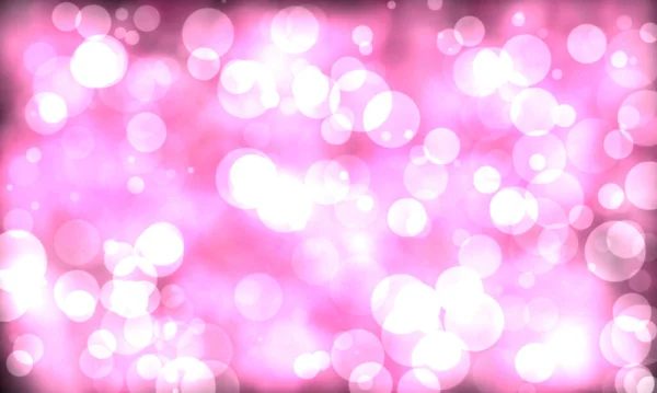 Abstract Pink Glittering Bokeh Lights Full Frame Background — Stock Photo, Image