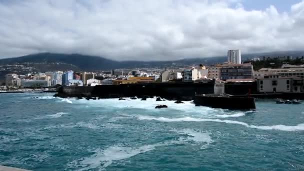 Puerto de la Cruz, Tenerife — Stok video