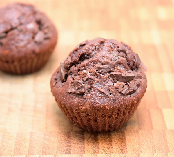 Chocolate muffins — Stock Photo, Image