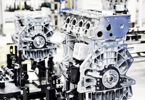 Engine manufacturing — Stock Photo, Image