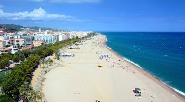 Calella beach