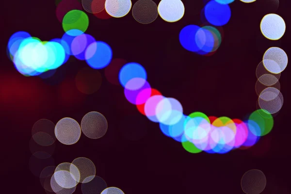 Luces de colores borrosos — Foto de Stock