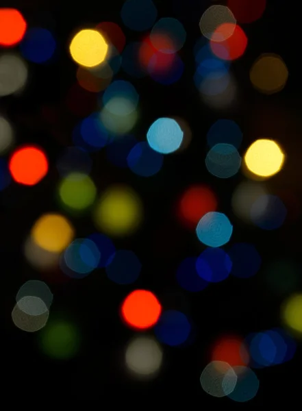 Luzes coloridas Bokeh — Fotografia de Stock