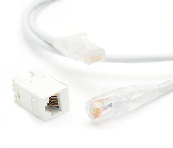 Cavo Ethernet di categoria 5 — Foto Stock