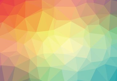 Renk poligonal arka plan