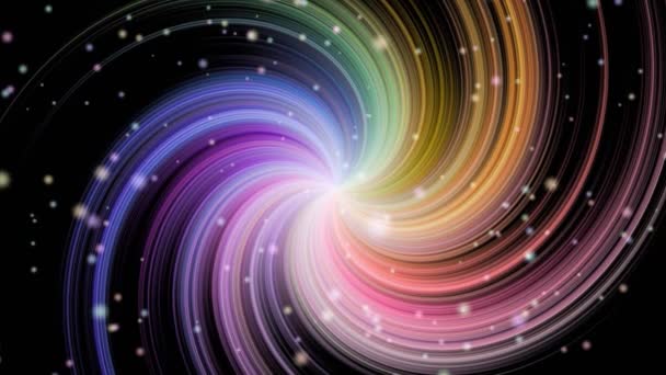 Rayons de couleur rotatifs 