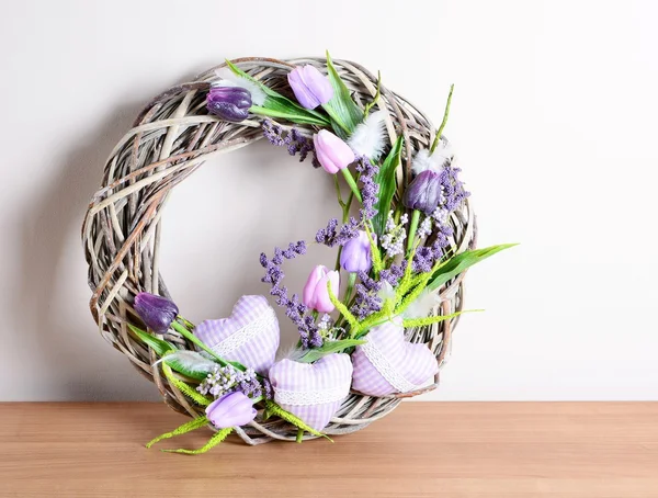 Easter wreath decoration — Stock Photo, Image