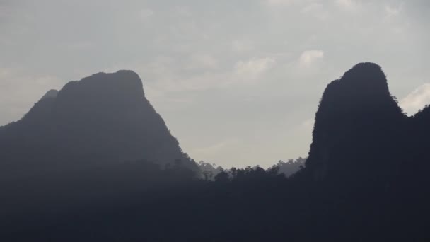 Parque Nacional Khao Sok — Vídeo de stock