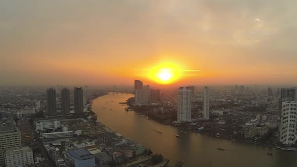 Bangkok zaman atlamalı gün gece için — Stok video