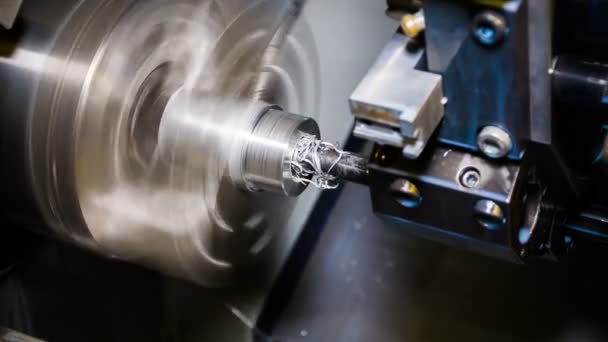 CNC Aluminium Milling — Stock Video