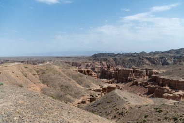 Overview of the impressive Charyn Canyon in the Tamerlik Region in Southern Kazakhstan