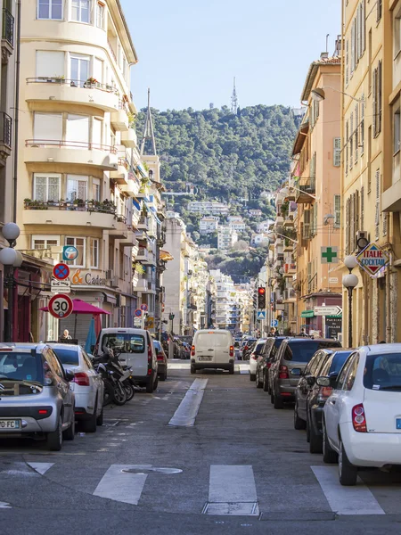 Nice, Frankrijk, op 13 januari 2016. Typisch stedelijke weergave. — Stockfoto