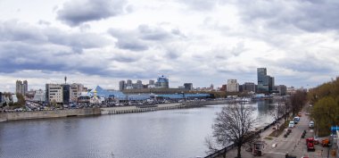 Moskova, Rusya, üzerinde 12 Nisan 2016. Bahar manzara. 