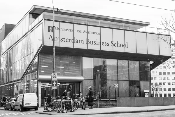 Amsterdam, Hollanda üzerinde 31 Mart 2016. Modern mimari. Bir üniversite binaları