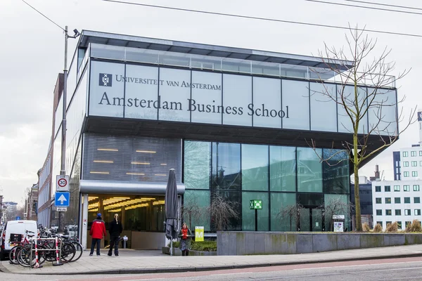 Amsterdam, Hollanda üzerinde 31 Mart 2016. Modern mimari. Bir üniversite binaları