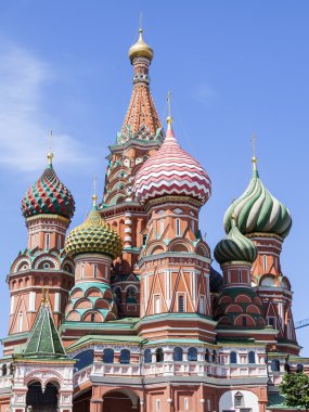Moskova, Rusya, üzerinde 31 Mayıs 2016. Aziz Basil Katedrali, Kızıl Meydan (Pokrovsky Katedrali). Mimari parça