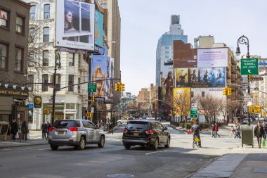 New York, ABD, 16 Mart 2016 'da. New York şehri. Şehir manzarası