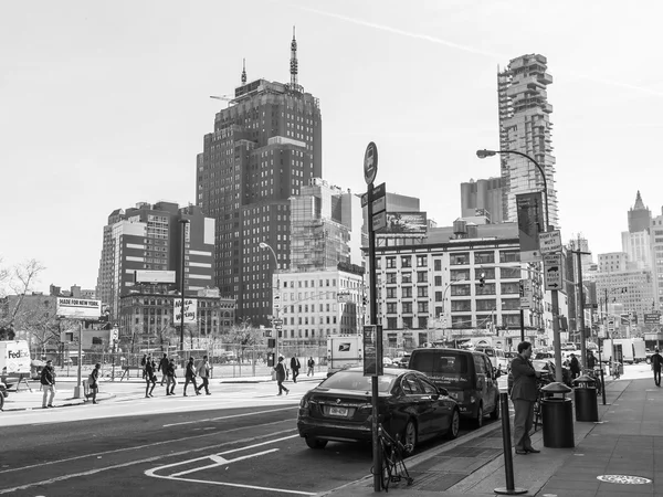 NEW YORK, USA, on MARCH 16, 2016. New York. Typical city landscape — Stock Photo, Image