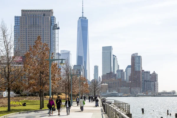 НЬЮ-ЙОРК, США, 16 марта 2016 года. Нью-Йорк. Типичный городской пейзаж — стоковое фото