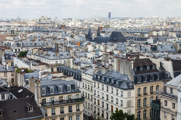Париж, Франція, на 6 липня 2016. Панорама міста. Вид із survey галерея Центр Жоржа Помпіду — стокове фото